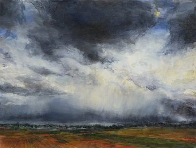 thunder cloud to the east