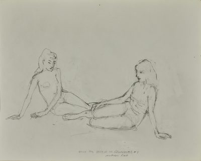 Study for Valley of the Brontosaurus #1, 9"x12", 2019