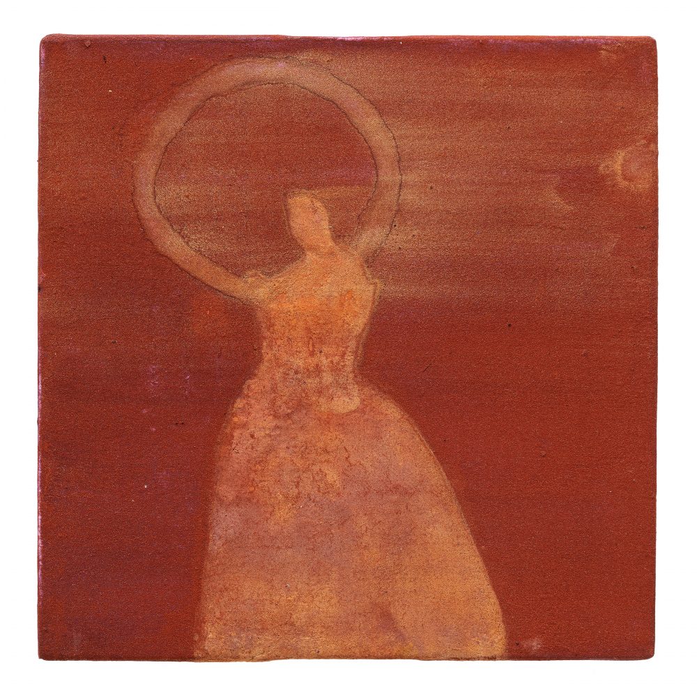 Orange Dancer with Circle