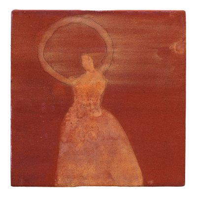 Orange Dancer with Circle