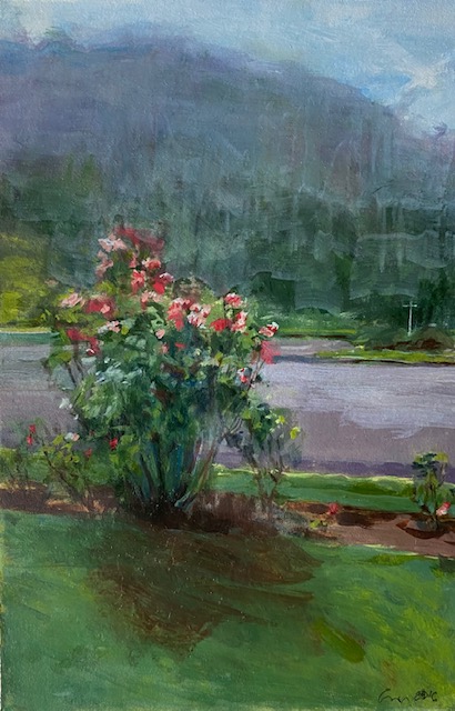 roses by the fish hatchery