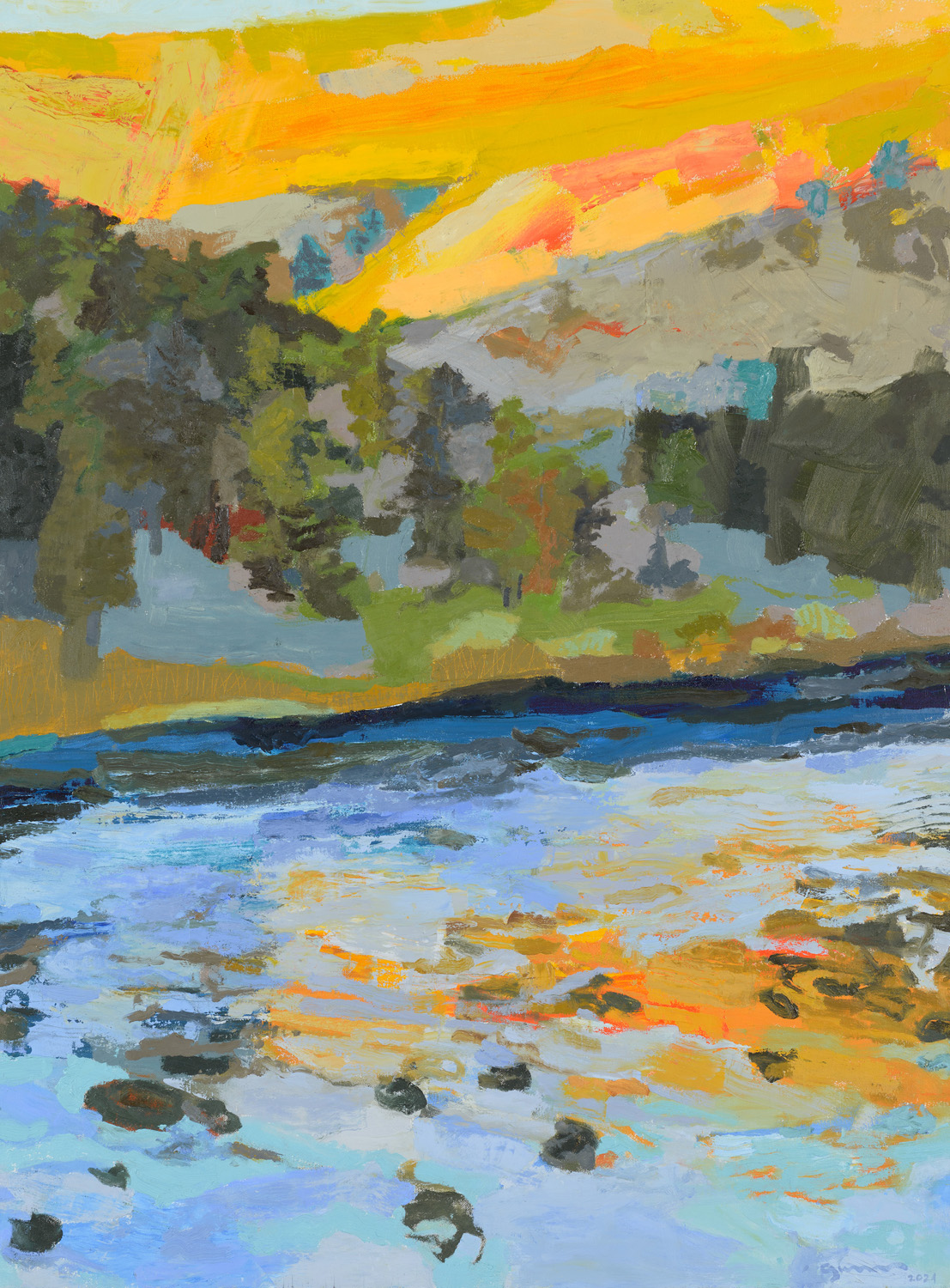 CROOKED RIVER FIRST LIGHT (NORTHERN PAIUTE LAND) (SOLD) Augen Gallery