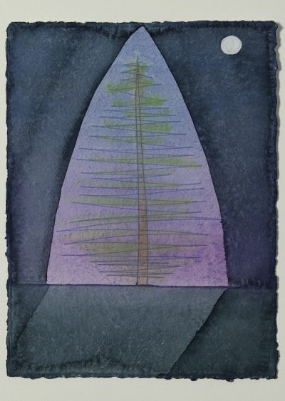 Single Tree (Violet), a