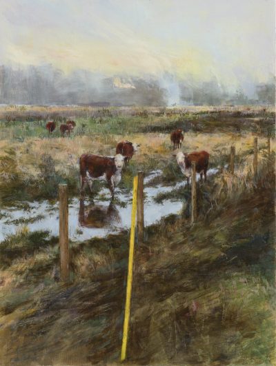 Cows and Yellow Marker