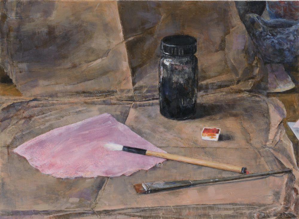 Still Life With Ink Bottle and Two Brushes :Cleveland (Strode Photo)