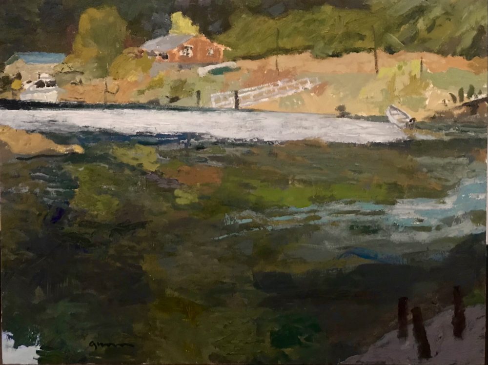 Nehalem River 20” x 24” oil on panel 2022