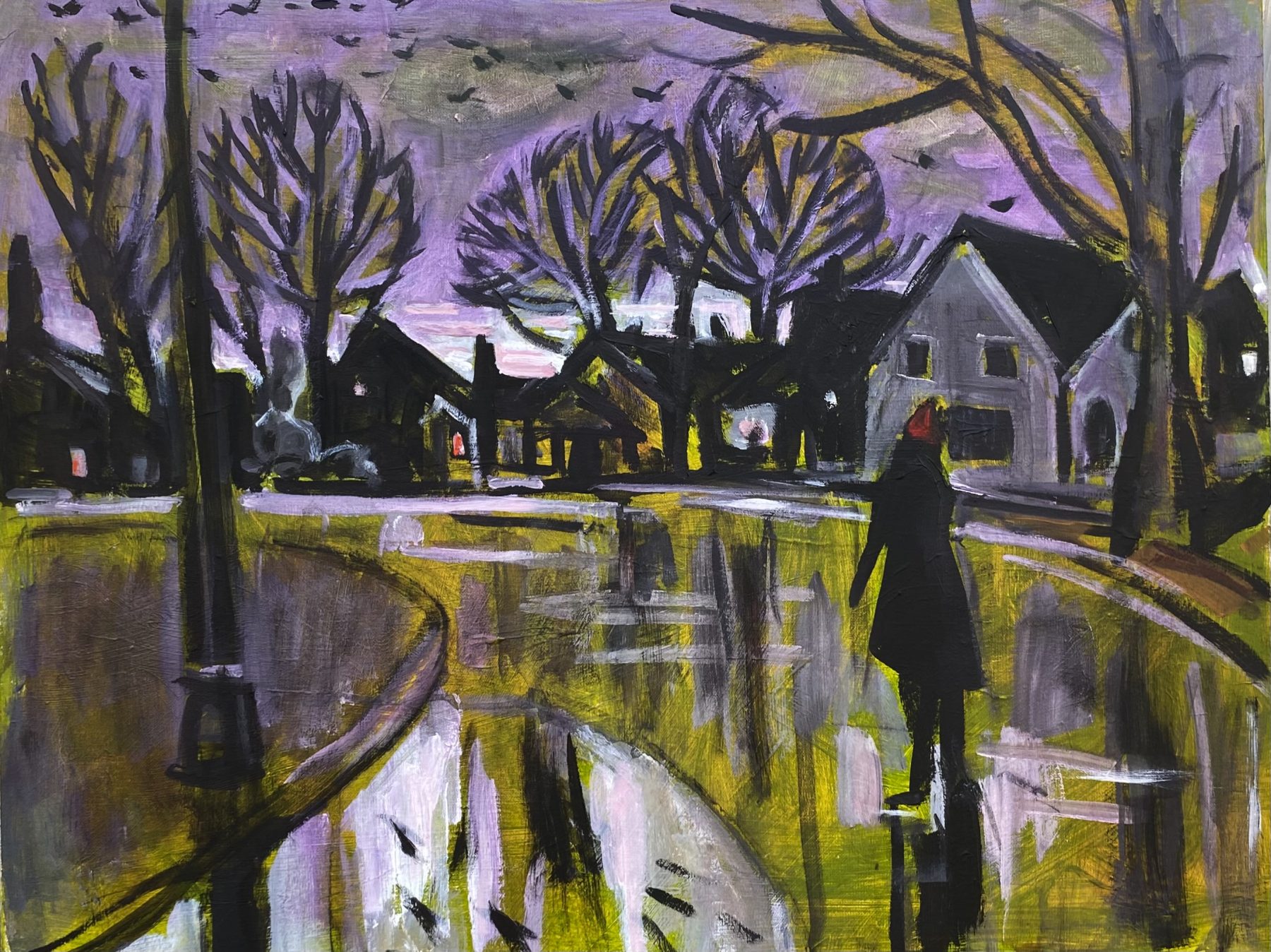 Mark Rains Artist I HAVE WALKED OUT IN RAIN - Augen Gallery