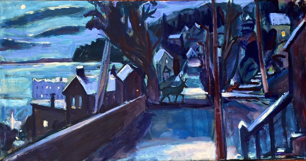 the moon, Astoria, and the ancestor