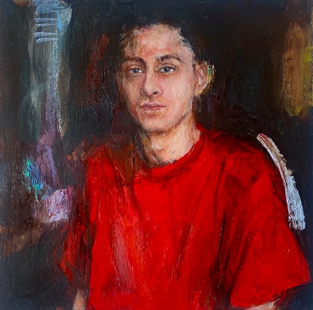 Boy In A Red T-Shirt, (from a newspaper clipping), 2026